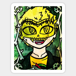 Skull's Mask Sticker